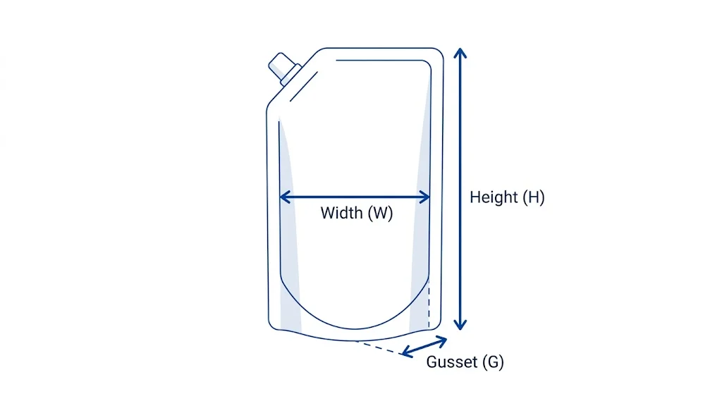 measuring flexible packaging