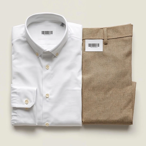 Garment Barcode Labels View 1