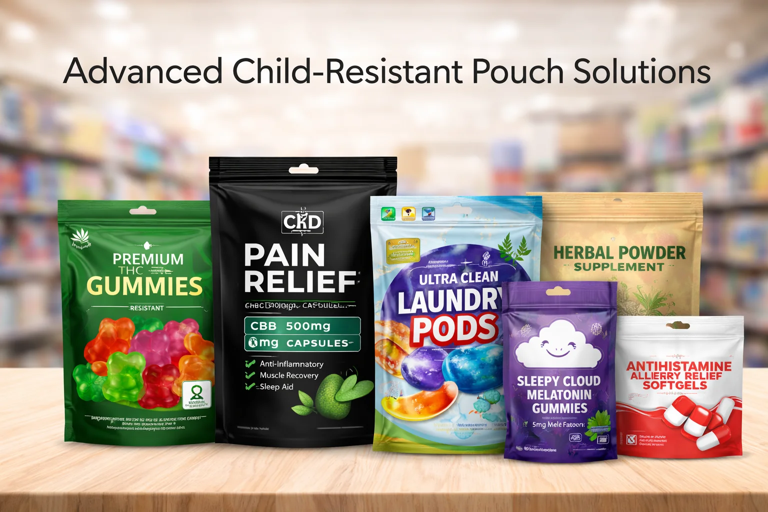 Child-Resistant Pouches - Safety & Compliance