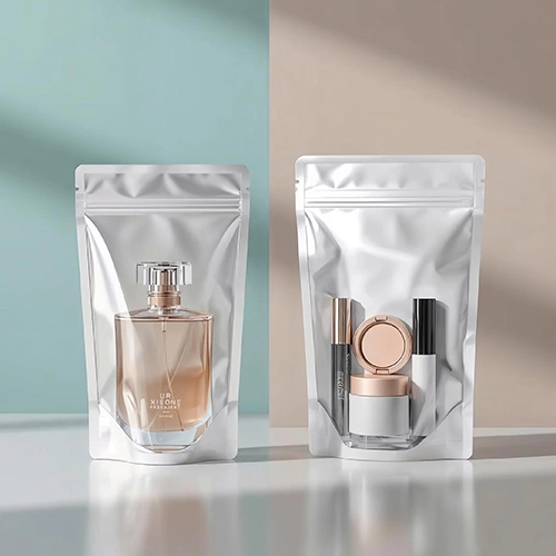 Clear and White Mylar Bags View 2