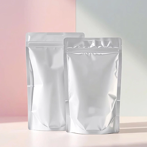 Clear and White Mylar Bags View 3